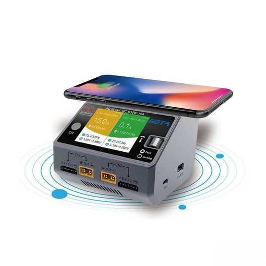 Зарядний пристрій HOTA D6 Pro AC 200W DC 650W – зарядка для