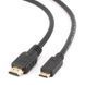 Мультимедийный кабель переходник HDMI-A &mdash; HDMI-C (mini) HDMI V.2.0