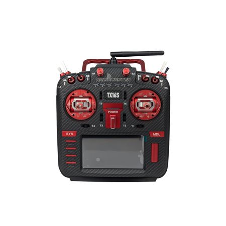 Пульт дистанційного керування RadioMaster TX16s Max AG01 Carbon Red ELRS 2.4G – FPV радіоапаратура