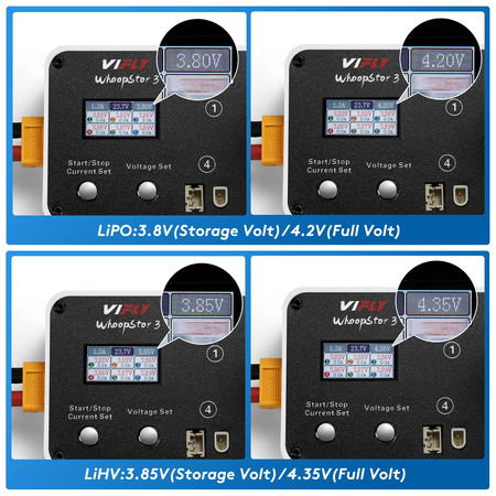 Зарядка для батарей VIFLY WhoopStor 3 – зарядное устройство для 1s аккумуляторов