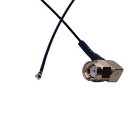 Пигтейл IPEX4 &ndash; RP-SMA male угловой, RG316, 20 см &mdash; антенный кабель-переходник для FPV