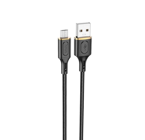 Кабель Hoco Micro USB Goldentop X95 1 м Black для зарядки та передачі даних