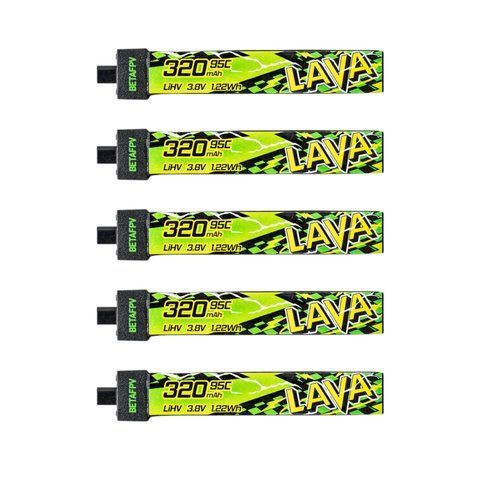 Аккумулятор BetaFPV LAVA II 1S 320mAh 3.8V 95C LiHV c коннектором BT2.0