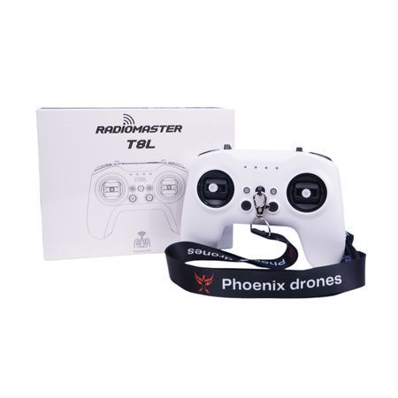 Пульт керування Radiomaster T8L Radio Controller (M2) FCC White (білий) для початківців