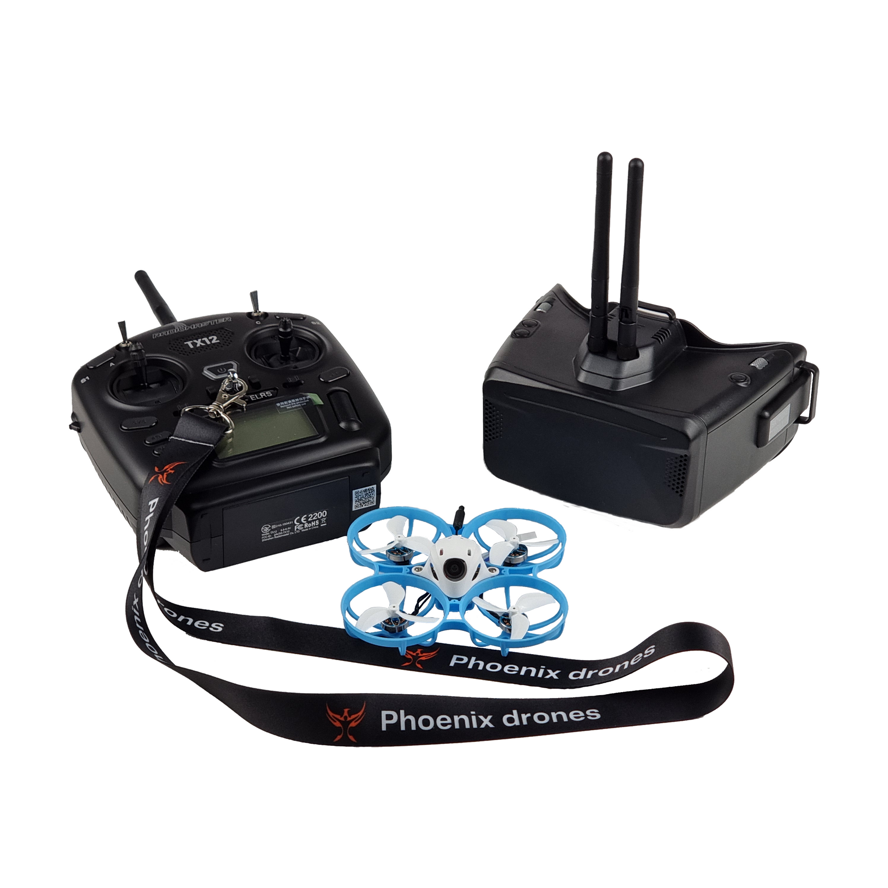 Cadre Drone FPV Meteor75 Pro - Pour Course RC - Rouge - Compatible Meteor 75 Pro - Quadcopter Racing