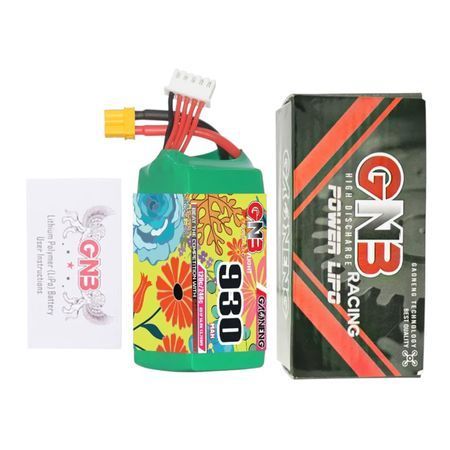 Аккумулятор GAONENG GNB LiPo 4S1P 930mAh 120C с разъемом XT30 для дрона